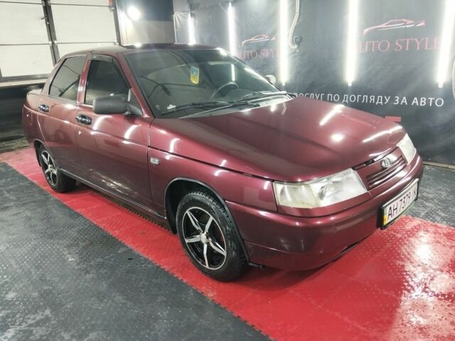 Красный ВАЗ 2110, объемом двигателя 1.6 л и пробегом 45 тыс. км за 4000 $, фото 3 на Automoto.ua