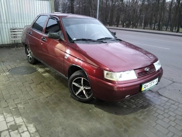 Красный ВАЗ 2110, объемом двигателя 1.6 л и пробегом 45 тыс. км за 4000 $, фото 8 на Automoto.ua