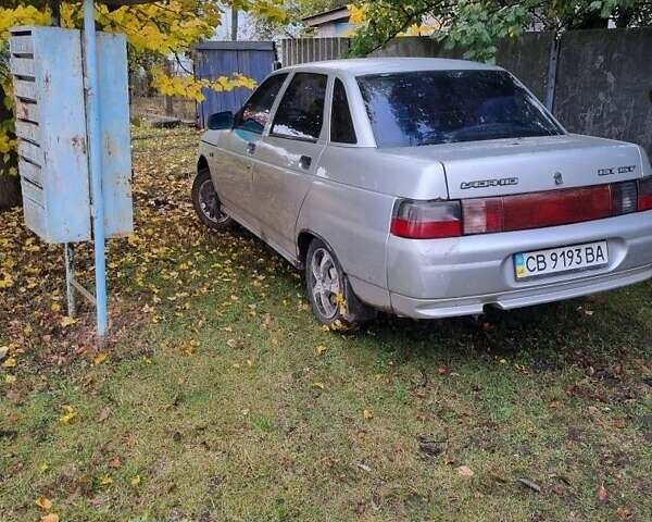 Серый ВАЗ 2110, объемом двигателя 1.6 л и пробегом 200 тыс. км за 1000 $, фото 3 на Automoto.ua