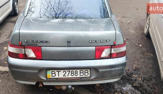 Серый ВАЗ 2110, объемом двигателя 1.6 л и пробегом 235 тыс. км за 1650 $, фото 5 на Automoto.ua