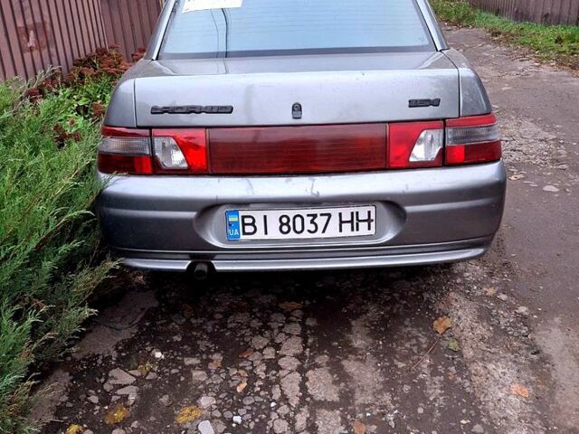 Серый ВАЗ 2110, объемом двигателя 1.6 л и пробегом 180 тыс. км за 2000 $, фото 3 на Automoto.ua