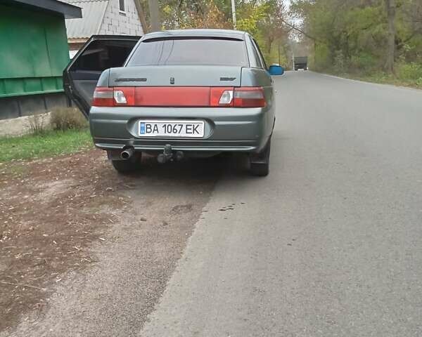 Серый ВАЗ 2110, объемом двигателя 1.6 л и пробегом 287 тыс. км за 1600 $, фото 1 на Automoto.ua