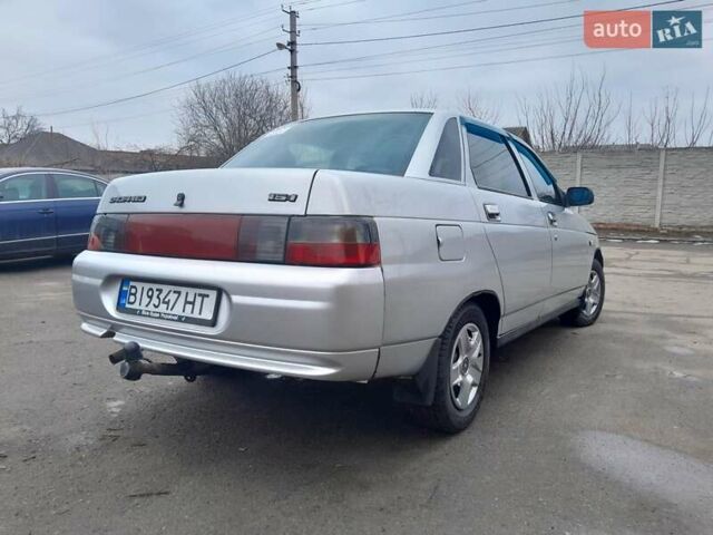 Серый ВАЗ 2110, объемом двигателя 1.62 л и пробегом 126 тыс. км за 2150 $, фото 4 на Automoto.ua