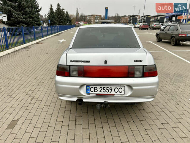 Сірий ВАЗ 2110, об'ємом двигуна 1.6 л та пробігом 182 тис. км за 2350 $, фото 4 на Automoto.ua