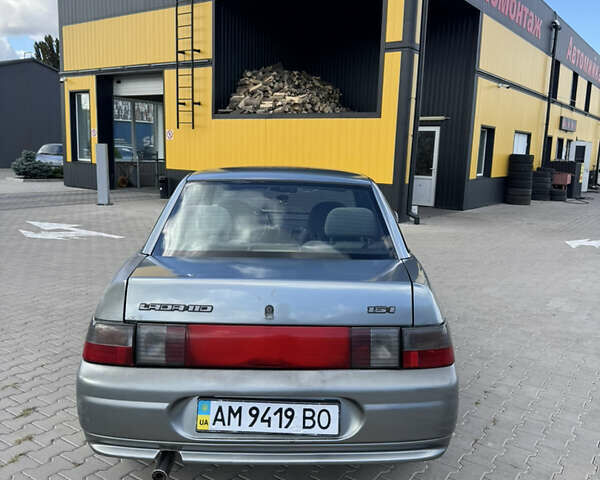 Серый ВАЗ 2110, объемом двигателя 1.6 л и пробегом 165 тыс. км за 1500 $, фото 3 на Automoto.ua