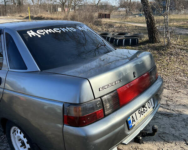 Серый ВАЗ 2110, объемом двигателя 1.6 л и пробегом 280 тыс. км за 1800 $, фото 2 на Automoto.ua