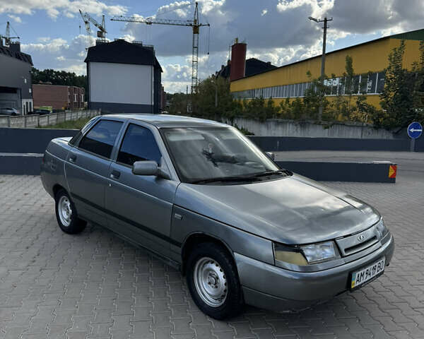 Серый ВАЗ 2110, объемом двигателя 1.6 л и пробегом 165 тыс. км за 1500 $, фото 1 на Automoto.ua