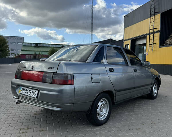 Серый ВАЗ 2110, объемом двигателя 1.6 л и пробегом 165 тыс. км за 1500 $, фото 2 на Automoto.ua