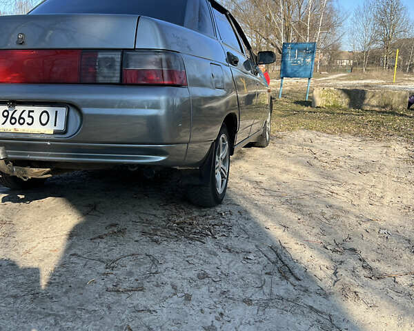Серый ВАЗ 2110, объемом двигателя 1.6 л и пробегом 280 тыс. км за 1800 $, фото 3 на Automoto.ua