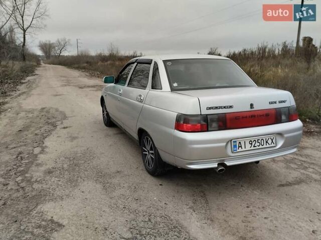 Серый ВАЗ 2110, объемом двигателя 1.6 л и пробегом 208 тыс. км за 3000 $, фото 5 на Automoto.ua