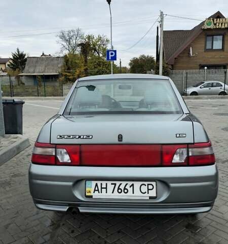 Серый ВАЗ 2110, объемом двигателя 1.6 л и пробегом 50 тыс. км за 3300 $, фото 6 на Automoto.ua