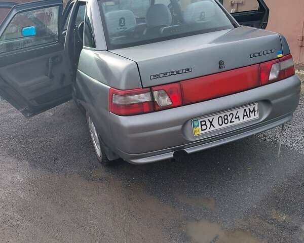 Серый ВАЗ 2110, объемом двигателя 1.6 л и пробегом 173 тыс. км за 2500 $, фото 2 на Automoto.ua