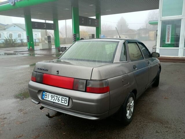 Серый ВАЗ 2110, объемом двигателя 1.6 л и пробегом 200 тыс. км за 1250 $, фото 4 на Automoto.ua