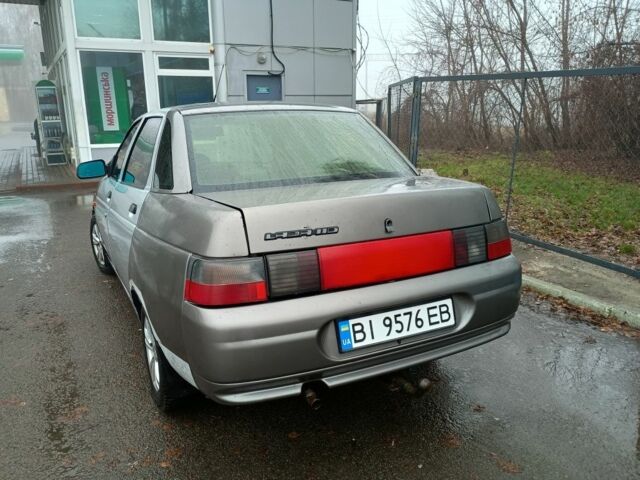 Серый ВАЗ 2110, объемом двигателя 1.6 л и пробегом 200 тыс. км за 1250 $, фото 5 на Automoto.ua