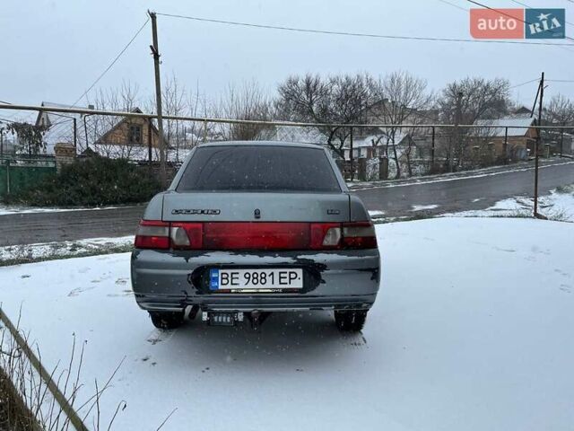 Серый ВАЗ 2110, объемом двигателя 1.6 л и пробегом 160 тыс. км за 2050 $, фото 2 на Automoto.ua
