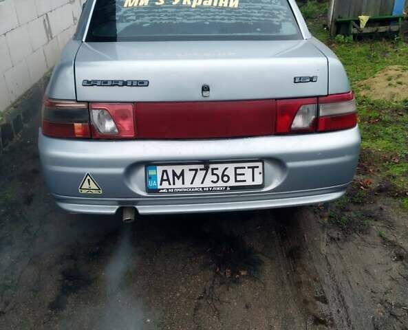 Серый ВАЗ 2110, объемом двигателя 1.6 л и пробегом 285 тыс. км за 2150 $, фото 4 на Automoto.ua