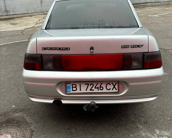 Серый ВАЗ 2110, объемом двигателя 1.6 л и пробегом 177 тыс. км за 2200 $, фото 3 на Automoto.ua