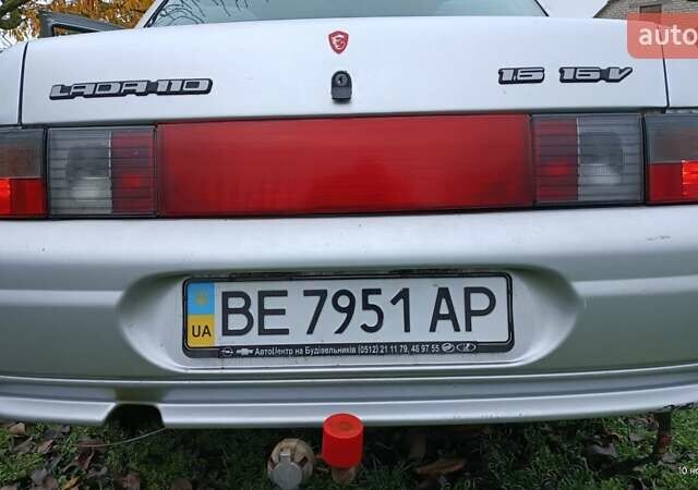 Серый ВАЗ 2110, объемом двигателя 1.6 л и пробегом 111 тыс. км за 2992 $, фото 2 на Automoto.ua