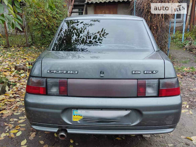 Серый ВАЗ 2110, объемом двигателя 1.6 л и пробегом 82 тыс. км за 3200 $, фото 1 на Automoto.ua