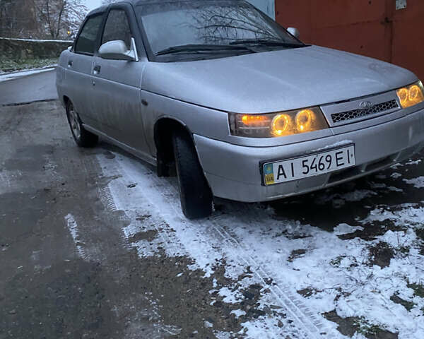 Серый ВАЗ 2110, объемом двигателя 1.6 л и пробегом 220 тыс. км за 1500 $, фото 1 на Automoto.ua