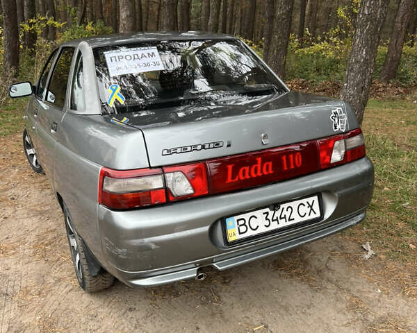 Серый ВАЗ 2110, объемом двигателя 1.6 л и пробегом 258 тыс. км за 1500 $, фото 2 на Automoto.ua