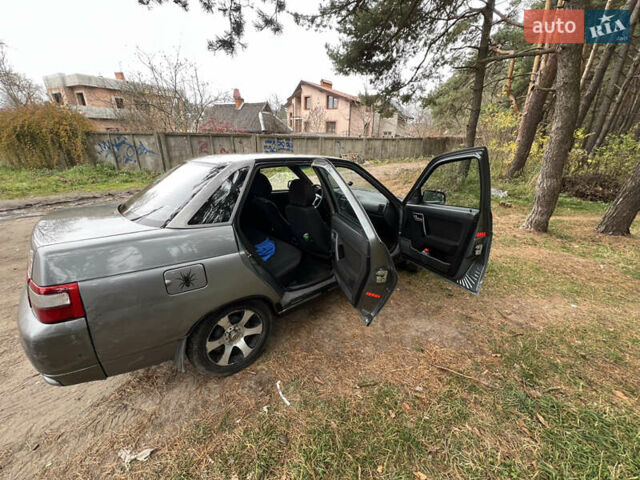 Серый ВАЗ 2110, объемом двигателя 1.6 л и пробегом 258 тыс. км за 1500 $, фото 6 на Automoto.ua