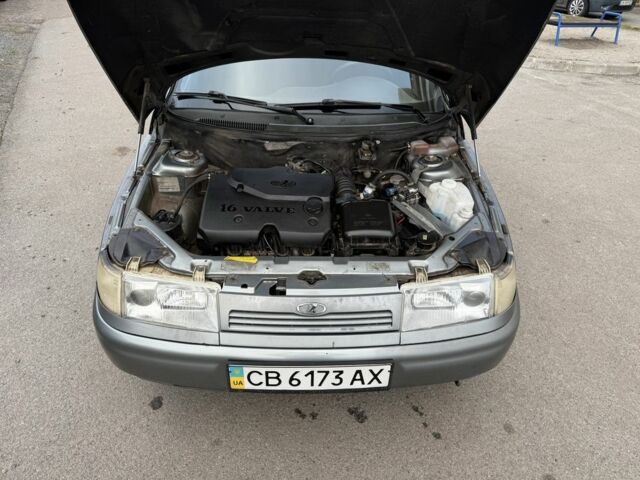 Сірий ВАЗ 2110, об'ємом двигуна 1.6 л та пробігом 190 тис. км за 2650 $, фото 12 на Automoto.ua