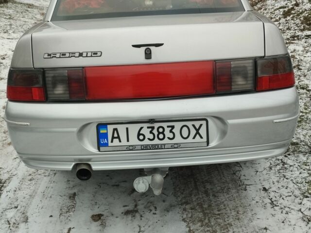 Серый ВАЗ 2110, объемом двигателя 1.6 л и пробегом 245 тыс. км за 3000 $, фото 2 на Automoto.ua