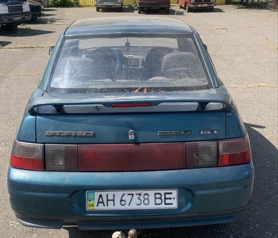 Синий ВАЗ 2110, объемом двигателя 1.6 л и пробегом 241 тыс. км за 646 $, фото 2 на Automoto.ua