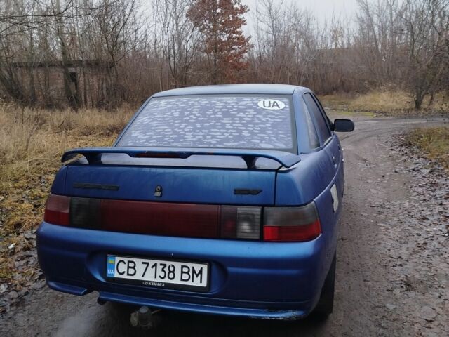 Синий ВАЗ 2110, объемом двигателя 1.5 л и пробегом 300 тыс. км за 1000 $, фото 4 на Automoto.ua