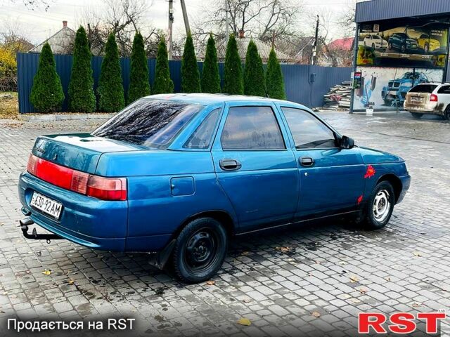 Синий ВАЗ 2110, объемом двигателя 1.6 л и пробегом 182 тыс. км за 1320 $, фото 1 на Automoto.ua
