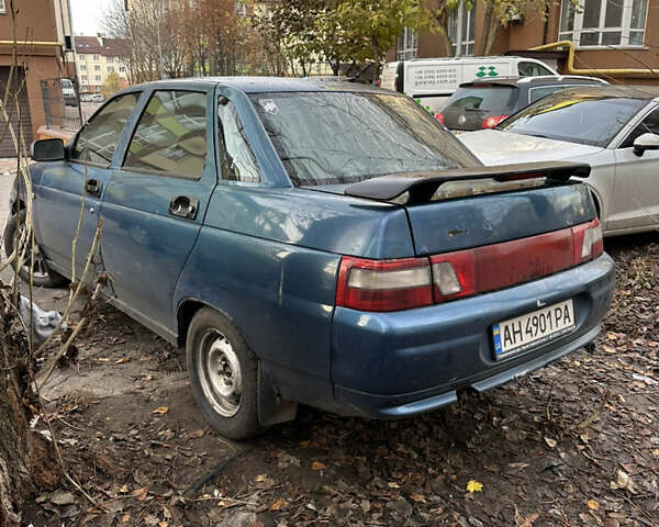 Синий ВАЗ 2110, объемом двигателя 1.5 л и пробегом 250 тыс. км за 650 $, фото 2 на Automoto.ua