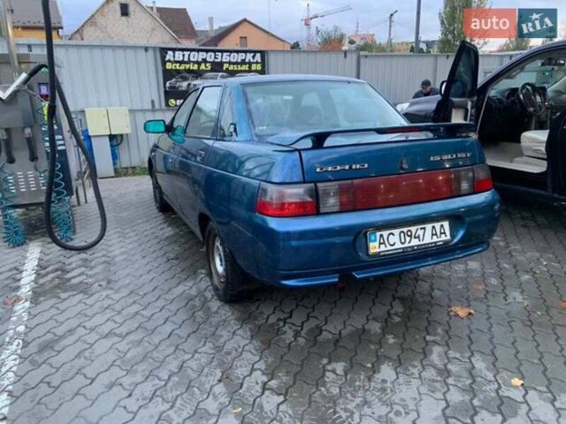 Синий ВАЗ 2110, объемом двигателя 1.6 л и пробегом 71 тыс. км за 2750 $, фото 2 на Automoto.ua