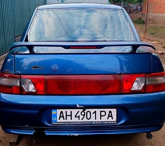 Синий ВАЗ 2110, объемом двигателя 1.5 л и пробегом 240 тыс. км за 1500 $, фото 1 на Automoto.ua