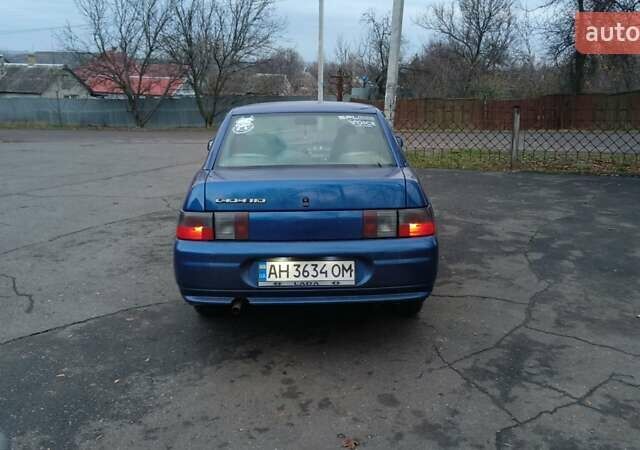 Синий ВАЗ 2110, объемом двигателя 1.6 л и пробегом 87 тыс. км за 2350 $, фото 2 на Automoto.ua
