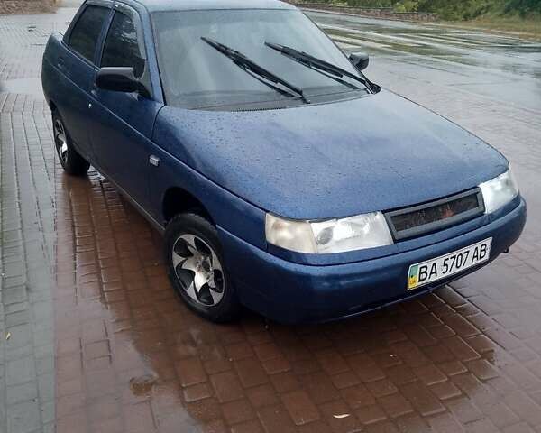 Синий ВАЗ 2110, объемом двигателя 1 л и пробегом 160 тыс. км за 2650 $, фото 1 на Automoto.ua