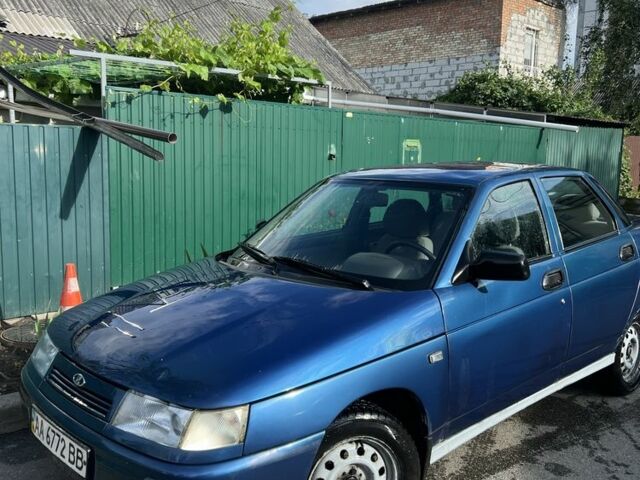 Синий ВАЗ 2110, объемом двигателя 1.6 л и пробегом 203 тыс. км за 1000 $, фото 1 на Automoto.ua