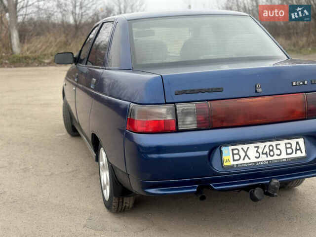 Синий ВАЗ 2110, объемом двигателя 1.6 л и пробегом 275 тыс. км за 1499 $, фото 1 на Automoto.ua