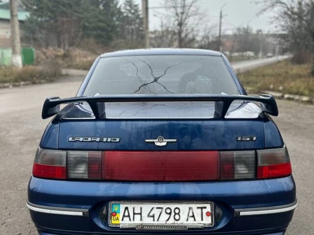 Синий ВАЗ 2110, объемом двигателя 1.6 л и пробегом 101 тыс. км за 1600 $, фото 2 на Automoto.ua