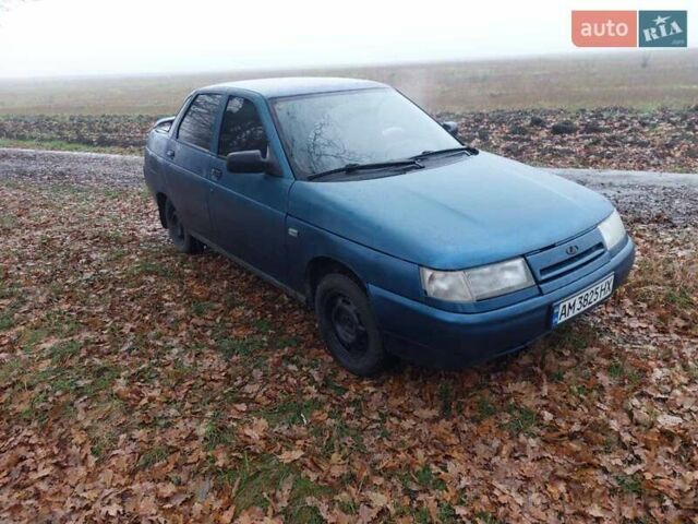 Синий ВАЗ 2110, объемом двигателя 1.6 л и пробегом 199 тыс. км за 950 $, фото 1 на Automoto.ua