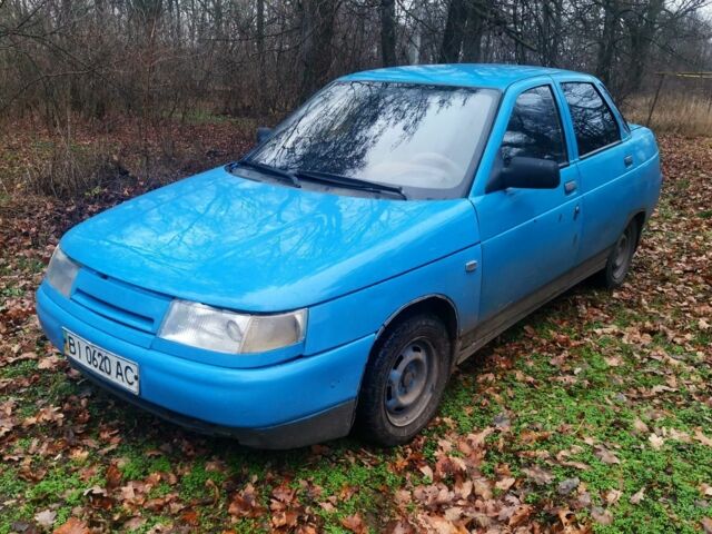 Синий ВАЗ 2110, объемом двигателя 1.6 л и пробегом 445 тыс. км за 1199 $, фото 1 на Automoto.ua
