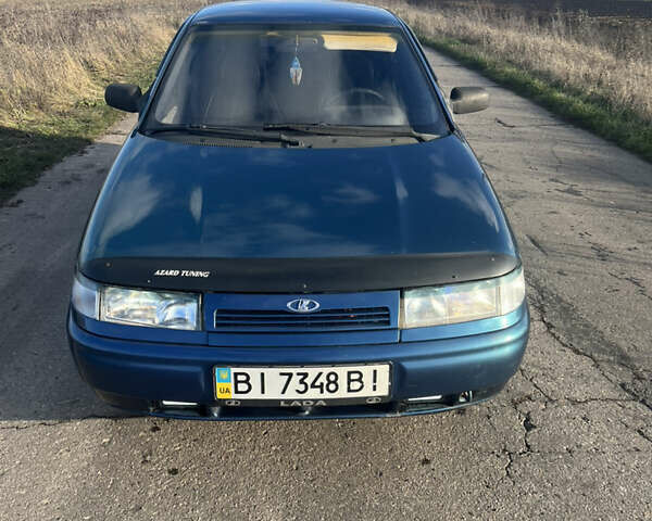 Синий ВАЗ 2110, объемом двигателя 1.6 л и пробегом 170 тыс. км за 2100 $, фото 1 на Automoto.ua