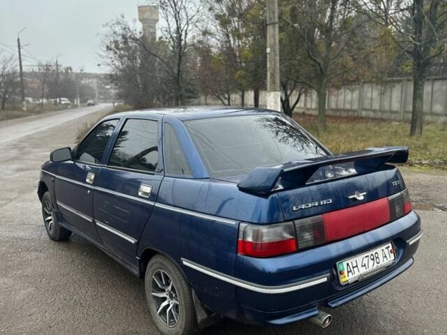 Синий ВАЗ 2110, объемом двигателя 1.6 л и пробегом 101 тыс. км за 1600 $, фото 3 на Automoto.ua