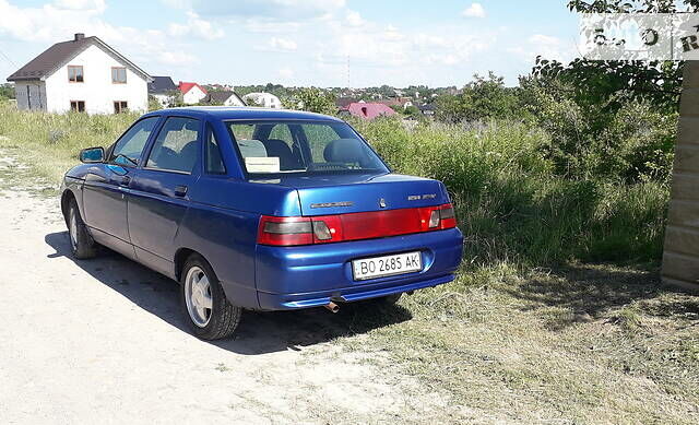 Синий ВАЗ 2110, объемом двигателя 1.6 л и пробегом 430 тыс. км за 1800 $, фото 5 на Automoto.ua