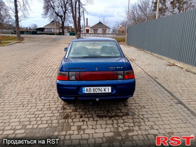 Синий ВАЗ 2110, объемом двигателя 1.6 л и пробегом 230 тыс. км за 1450 $, фото 1 на Automoto.ua