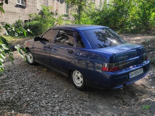 Синий ВАЗ 2110, объемом двигателя 1.6 л и пробегом 150 тыс. км за 971 $, фото 1 на Automoto.ua