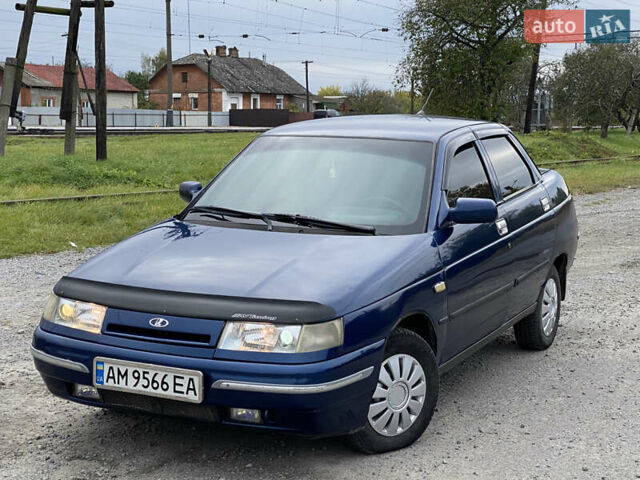 Синий ВАЗ 2110, объемом двигателя 1.6 л и пробегом 327 тыс. км за 1650 $, фото 1 на Automoto.ua