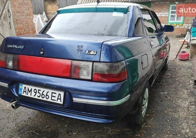 Синий ВАЗ 2110, объемом двигателя 1.6 л и пробегом 321 тыс. км за 1999 $, фото 4 на Automoto.ua