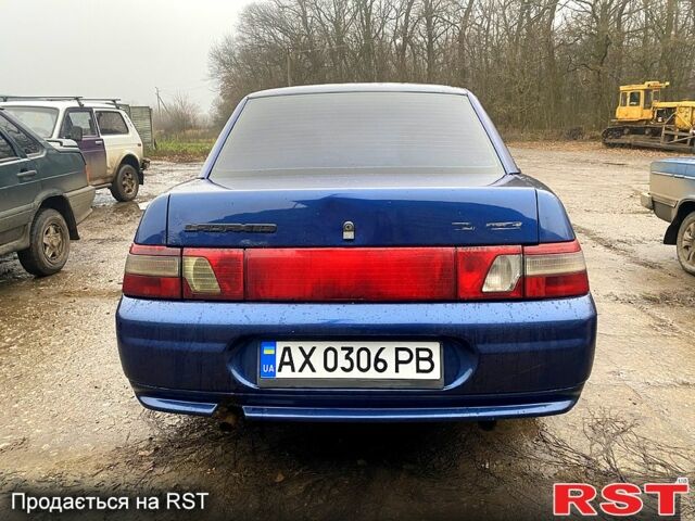 Синий ВАЗ 2110, объемом двигателя 1.6 л и пробегом 230 тыс. км за 1800 $, фото 3 на Automoto.ua