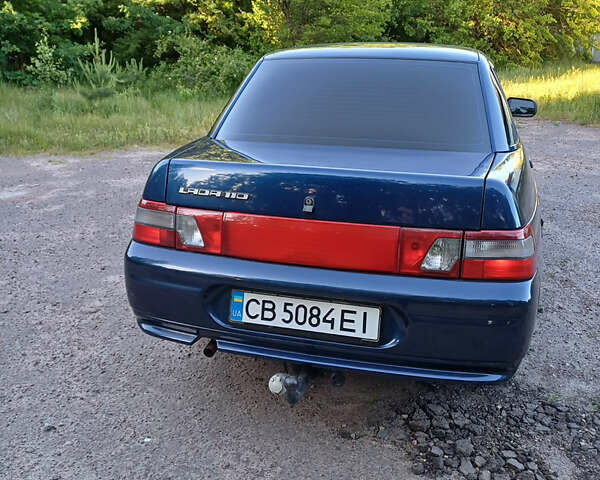 Синий ВАЗ 2110, объемом двигателя 1.6 л и пробегом 80 тыс. км за 3350 $, фото 6 на Automoto.ua
